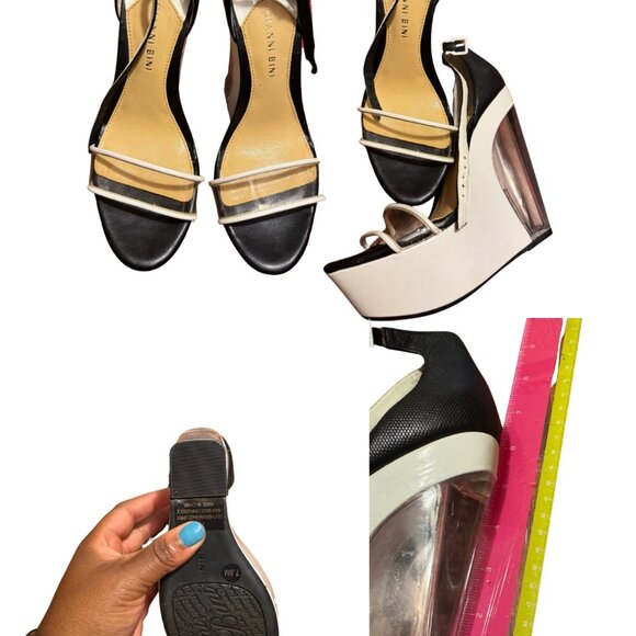 Gianni Bini Size 7.5 Wedges - Picture 3 of 5